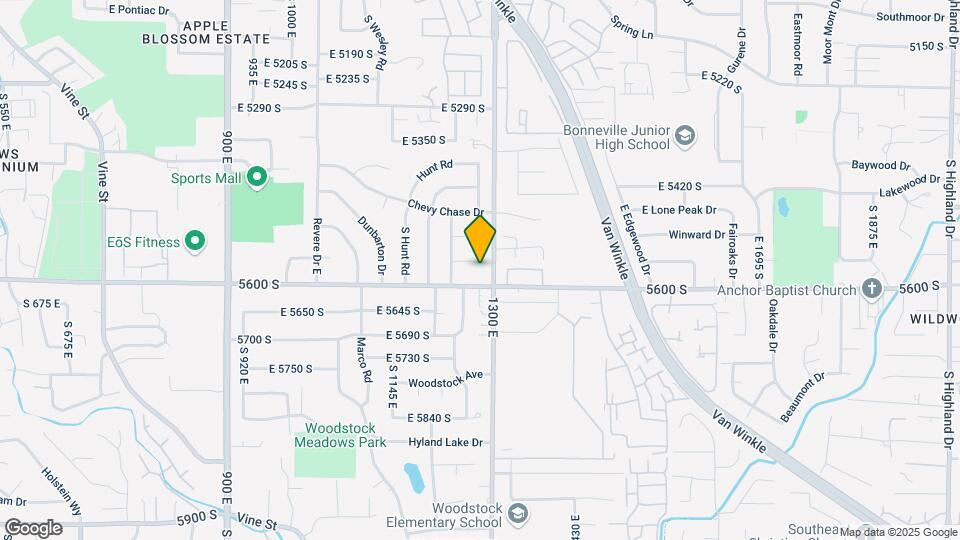 1278 E Brockway Cir Map and Location Details