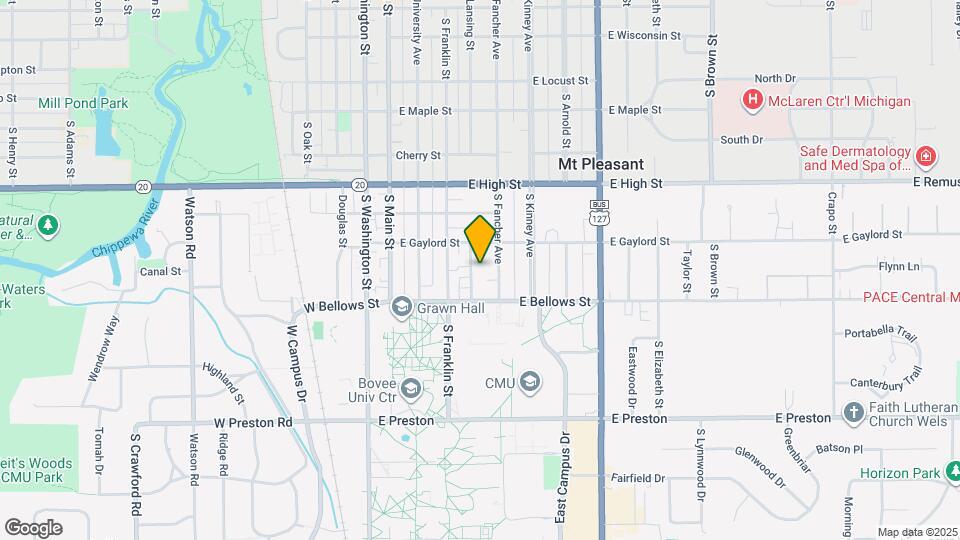 1015 S Lansing St Map and Location Details