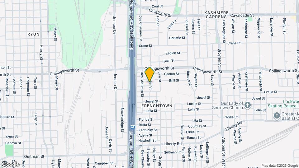 3117 Evella St Map and Location Details