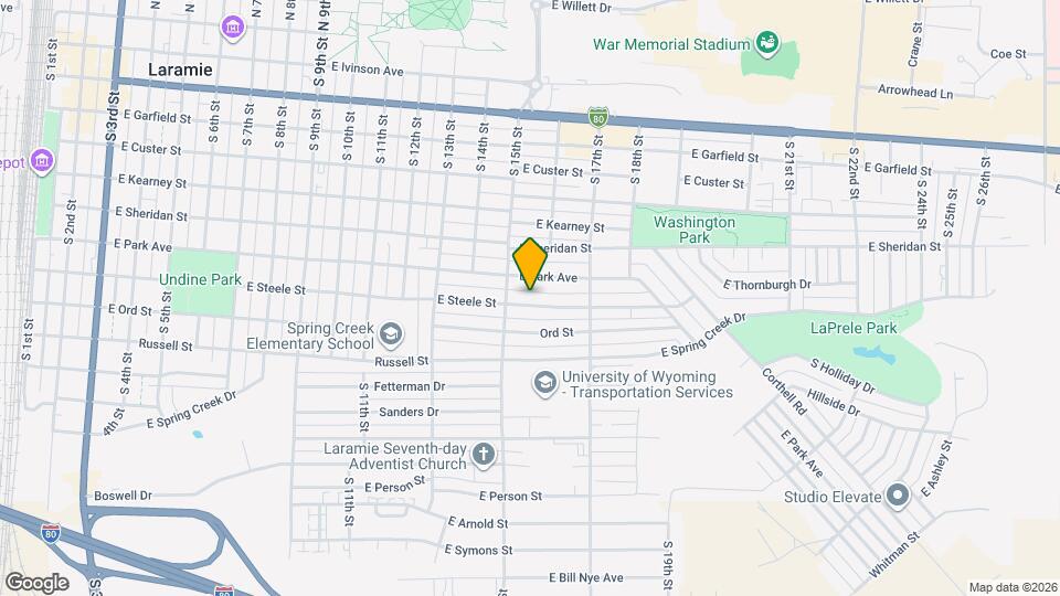 1517 E Steele St Map and Location Details