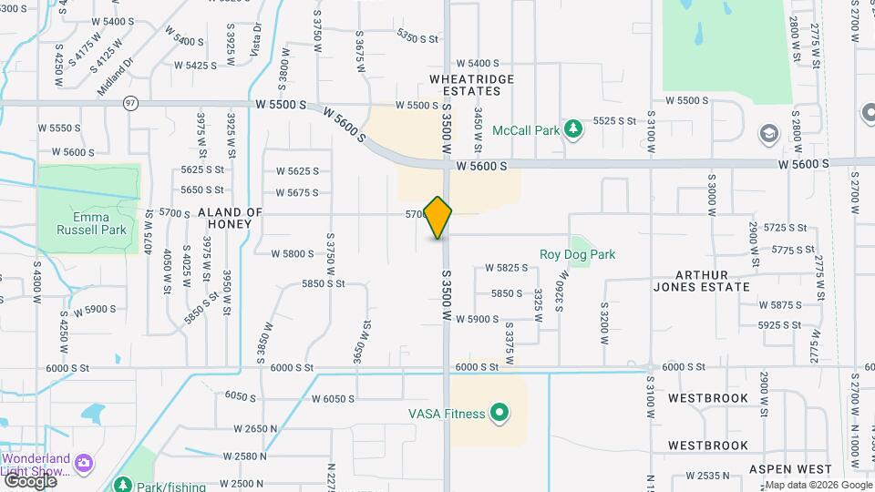 5769 S 3500 W Map and Location Details