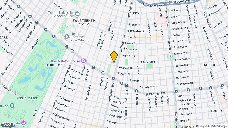 5415 Danneel St, Unit 5415 - lower unit Map and Location Details