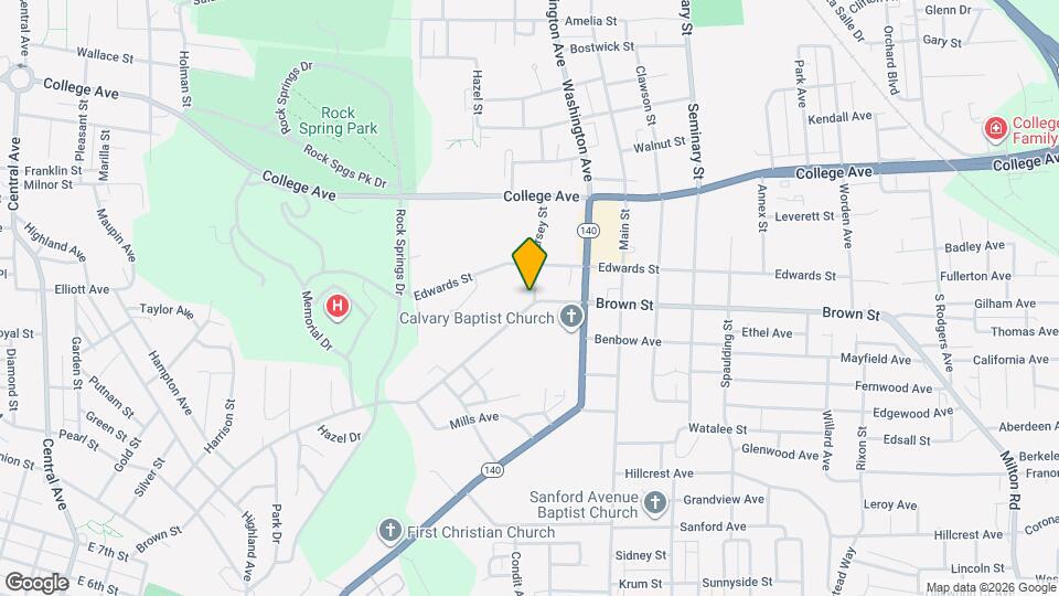 1500 Jersey St, Unit D Mapa y Detalles de la Ubicación