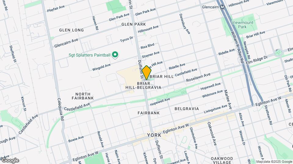 2473 Dufferin St Map and Location Details