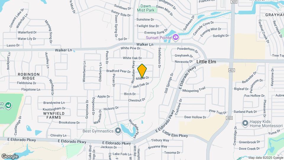 2324 Maple Dr Map and Location Details