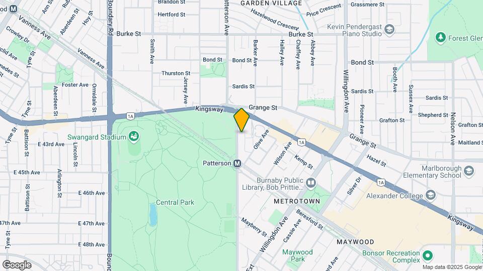 5852 Patterson Ave Map and Location Details