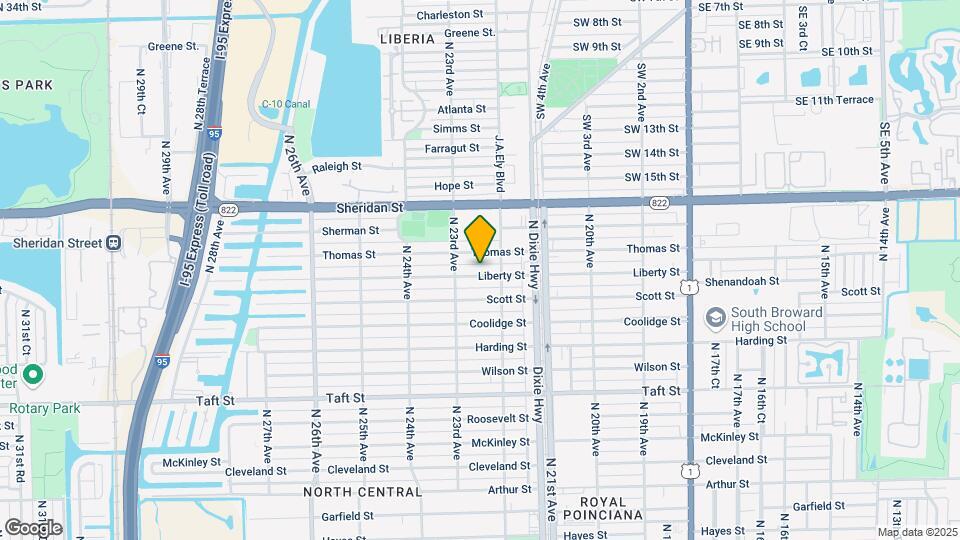 2223 Liberty St Map and Location Details