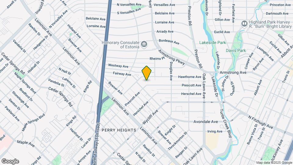 3901 Prescott Ave Map and Location Details