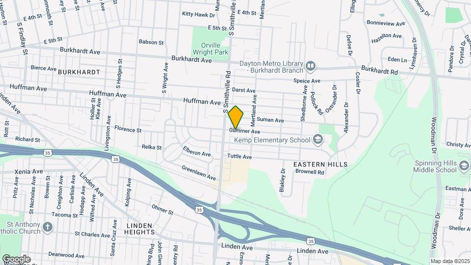 1628 Gummer Ave Map and Location Details