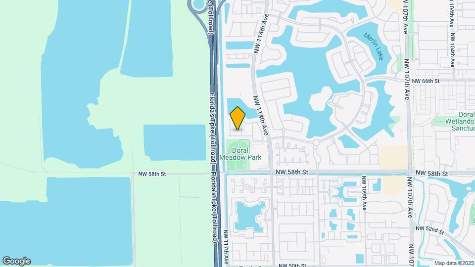 11539 NW 60th Terrace Map and Location Details