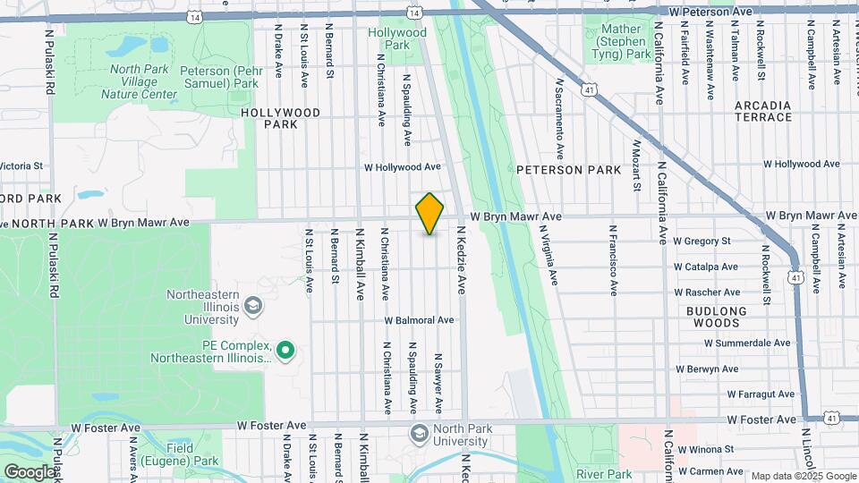5530 N Sawyer Ave Map and Location Details
