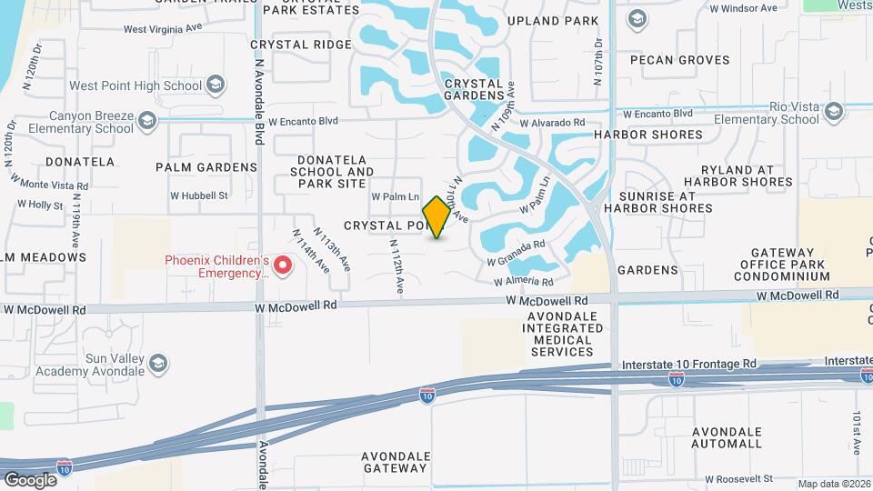 11034 W Granada Rd Map and Location Details