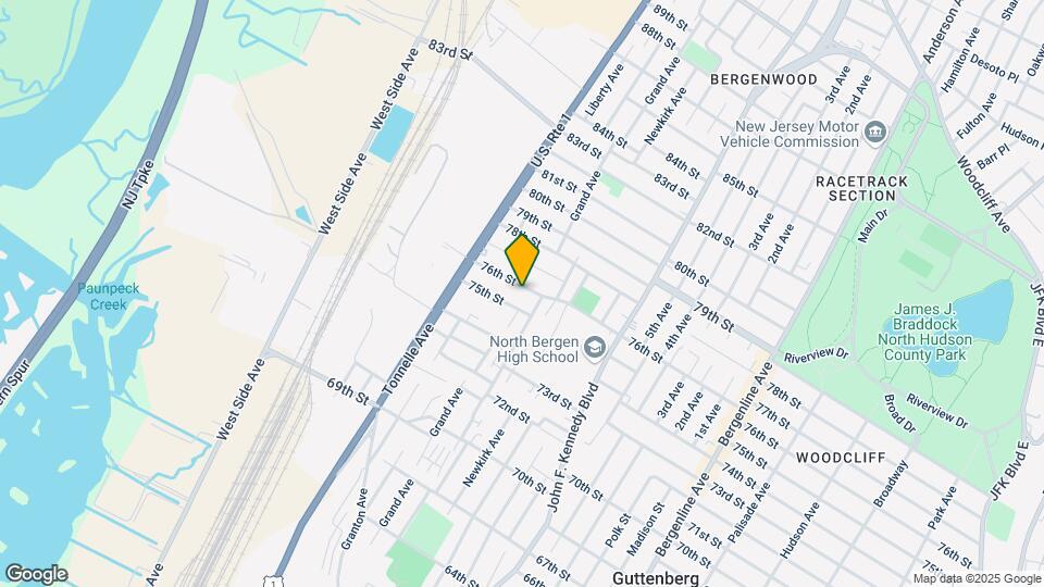 1465 76th St-Unit -1 Map and Location Details