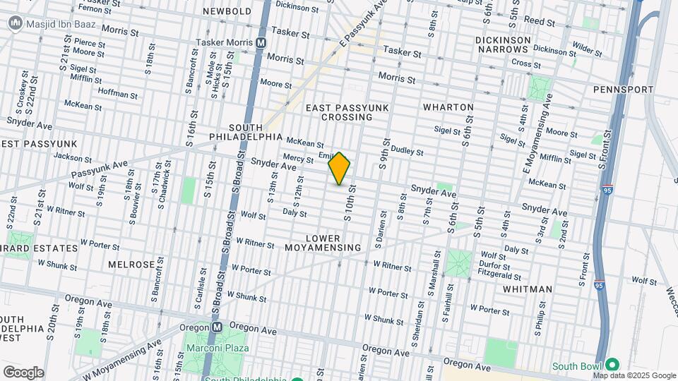 1017 Winton St Map and Location Details