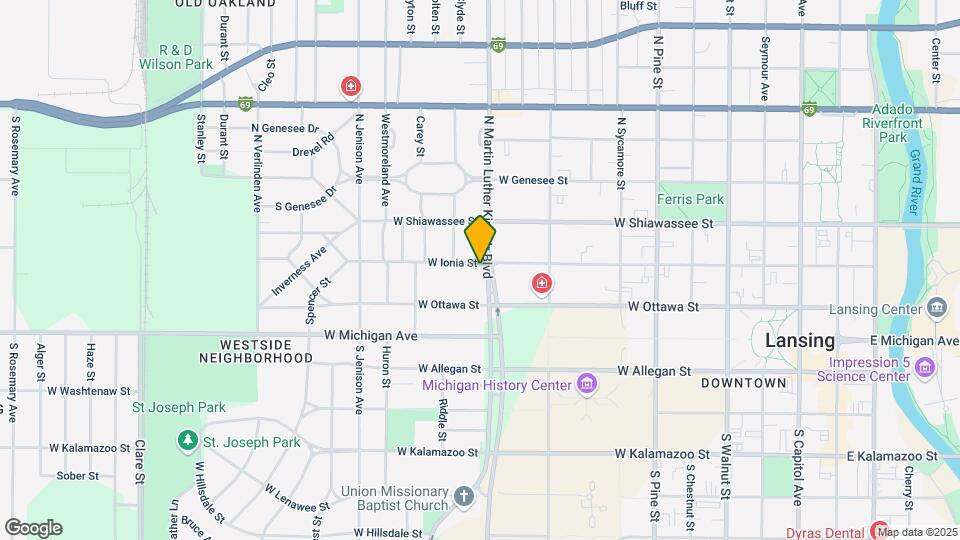 233 N Martin Luther King Jr Blvd Mapa y Detalles de la Ubicación
