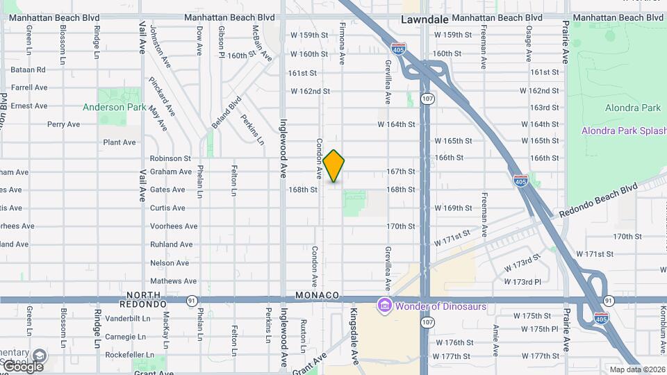 4615 168th St Mapa y Detalles de la Ubicación