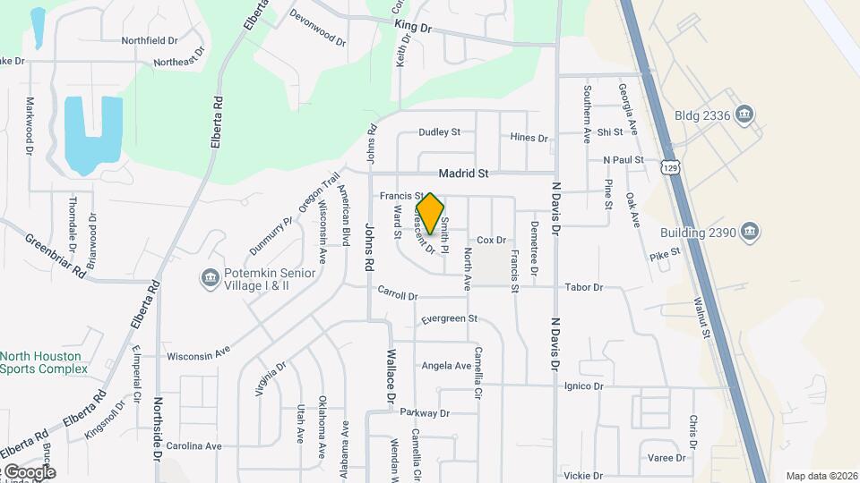 208 Crescent Dr Map and Location Details