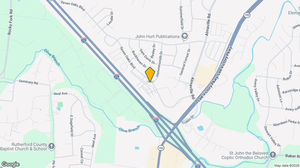 903 Seven Oaks Blvd Map and Location Details