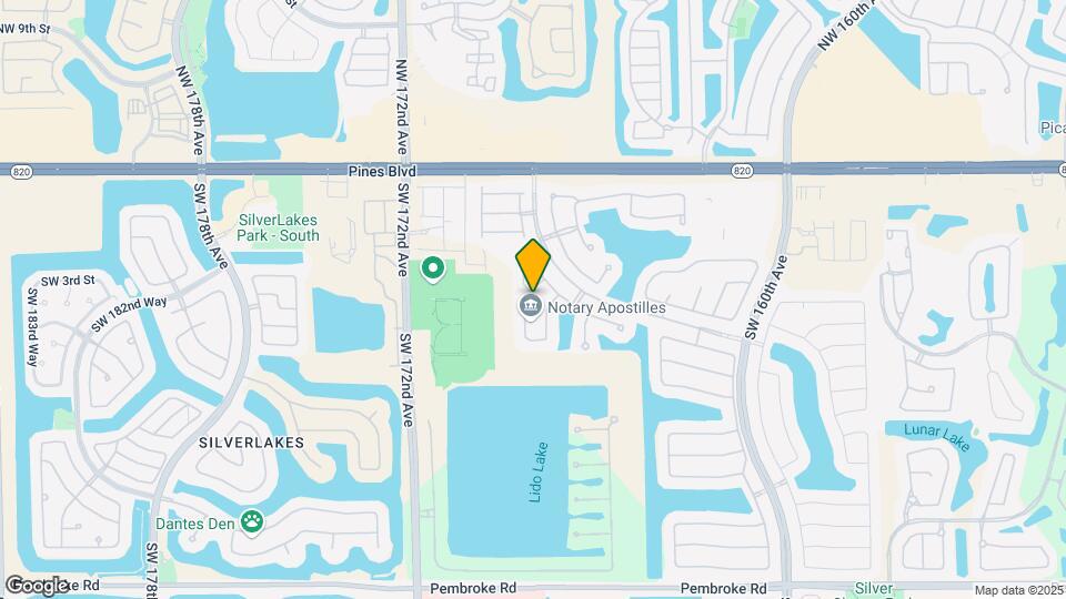 649 SW 168th Way Map and Location Details
