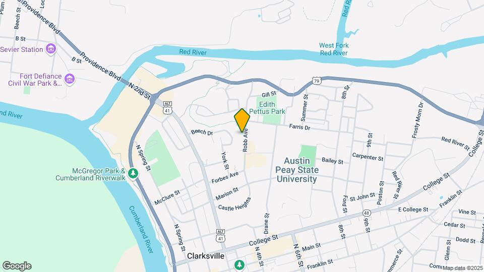 720 Robb Ave Mapa y Detalles de la Ubicación