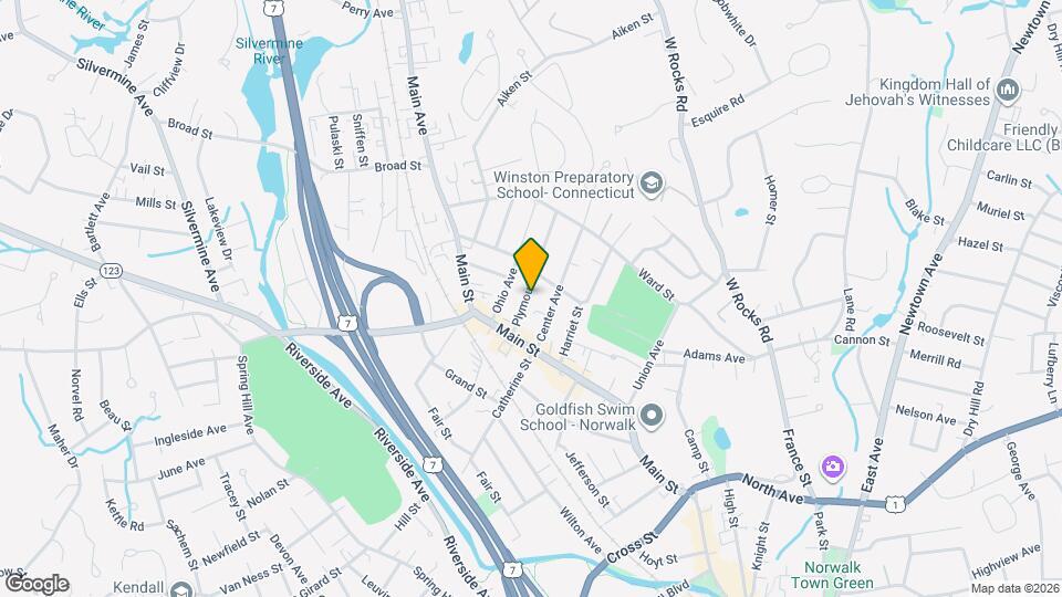 14 Plymouth Ave Map and Location Details