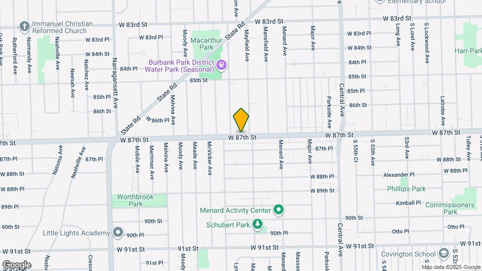 5948 W 87th St Map and Location Details