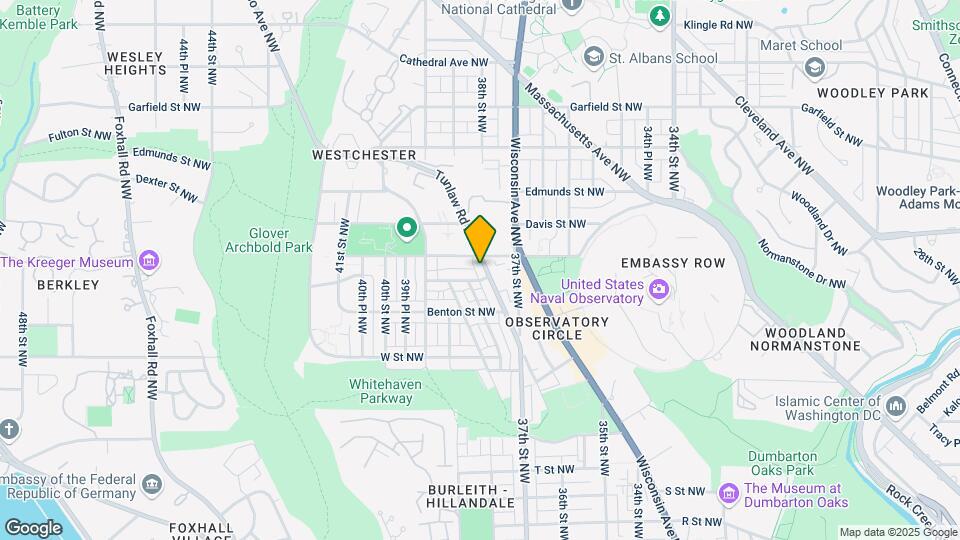 2454 Tunlaw Rd NW, Unit Basement Apartment Map and Location Details