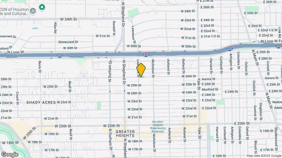 542 W 26th St Map and Location Details
