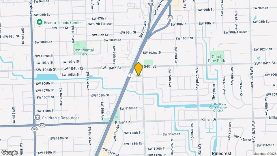 10525 SW 77 Ct Mapa y Detalles de la Ubicación