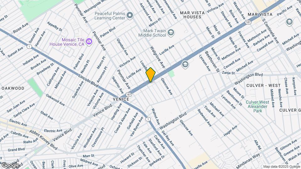 1410 Venice Blvd. Map and Location Details