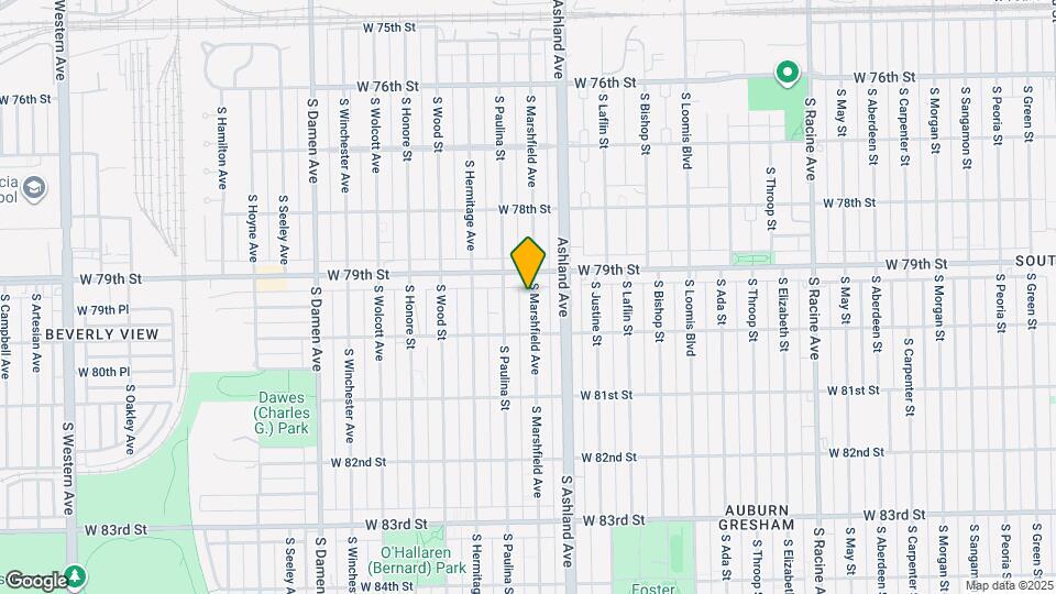 7924 S Marshfield Ave Map and Location Details