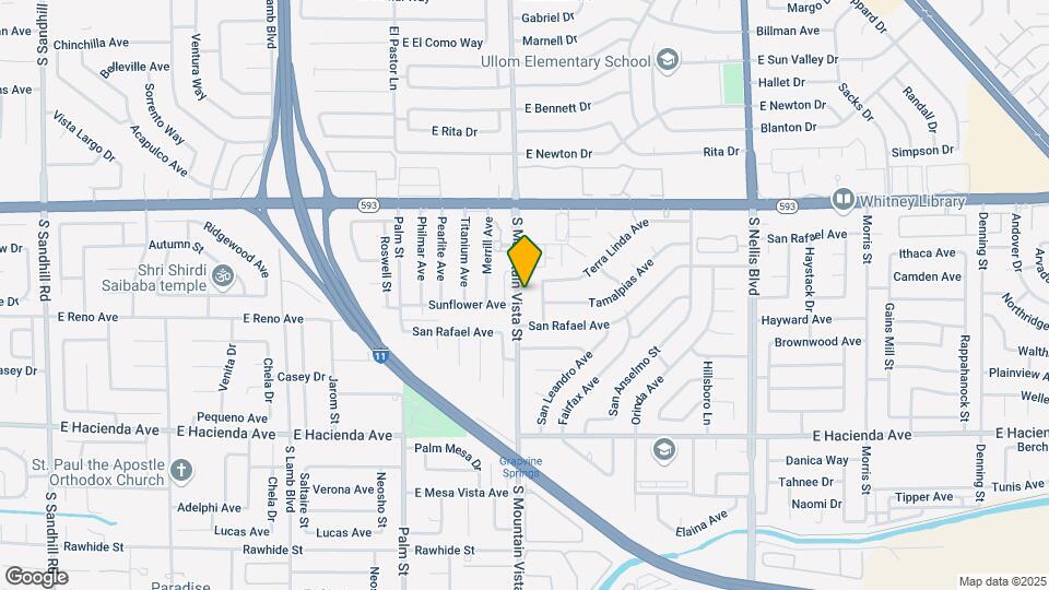 5052 S Mountain Vista St Map and Location Details