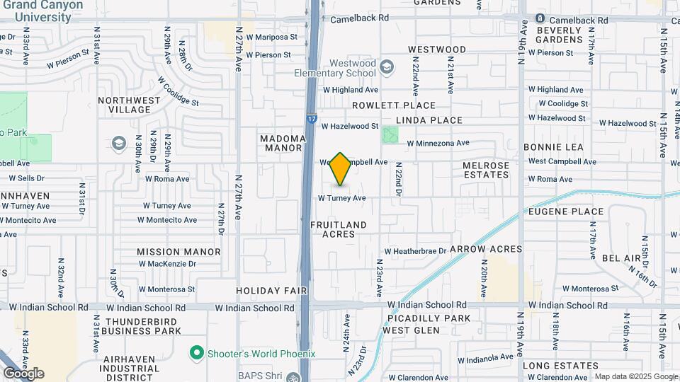 2410 W Turney Ave Map and Location Details