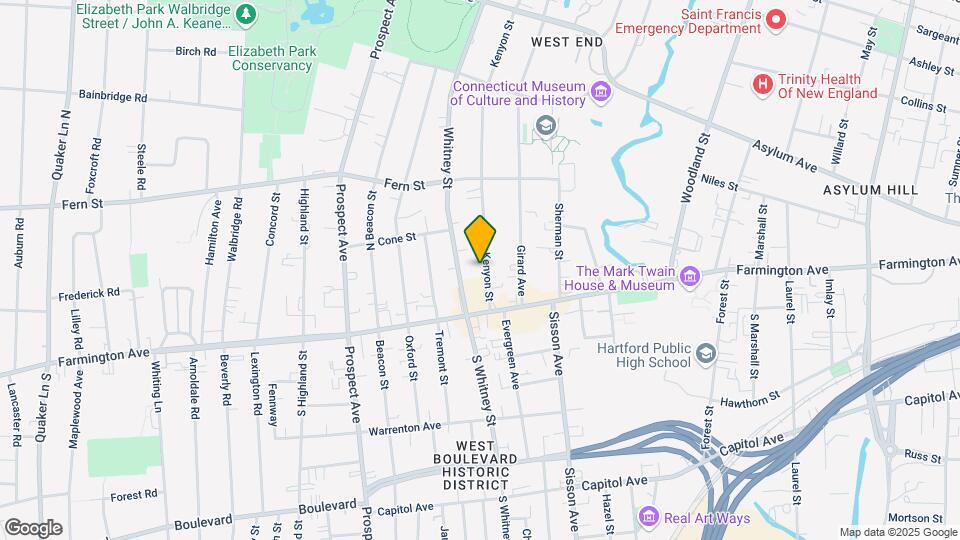 37 Kenyon St Map and Location Details