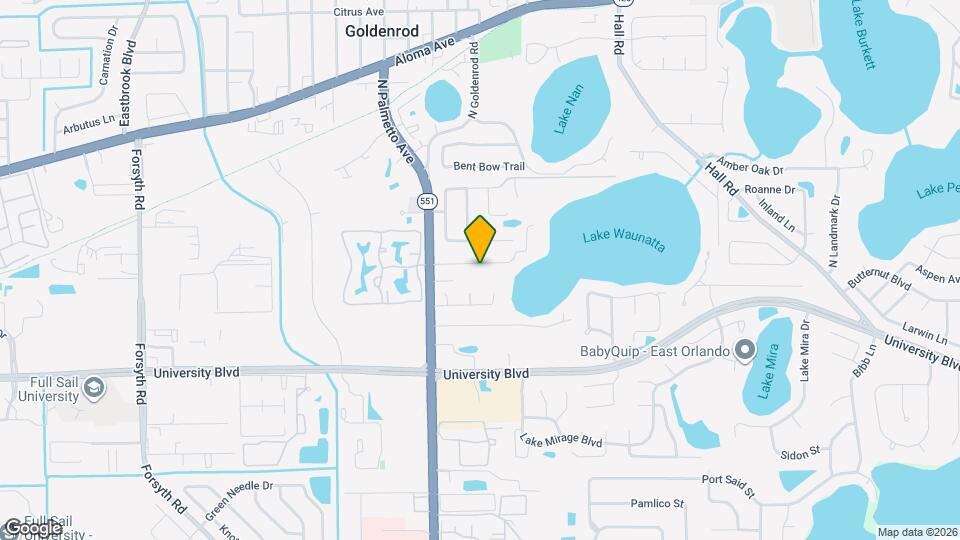 7606 Waunatta Ct Map and Location Details