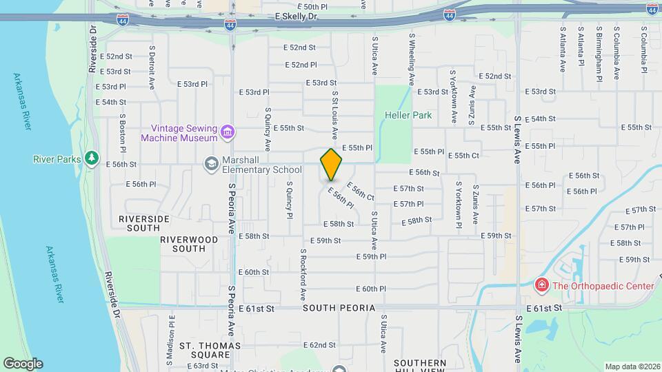 5629 S St Louis Ave Map and Location Details