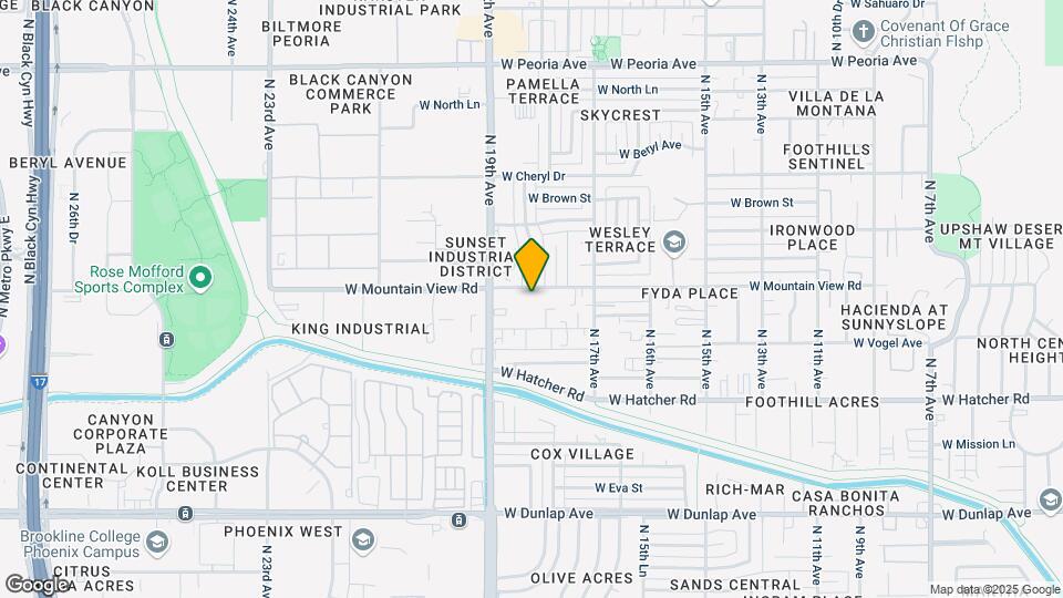Mountain View Apartments Map and Location Details