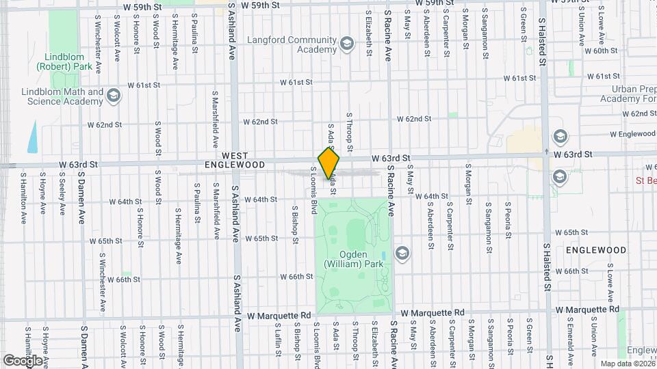 6338 S Ada St Map and Location Details