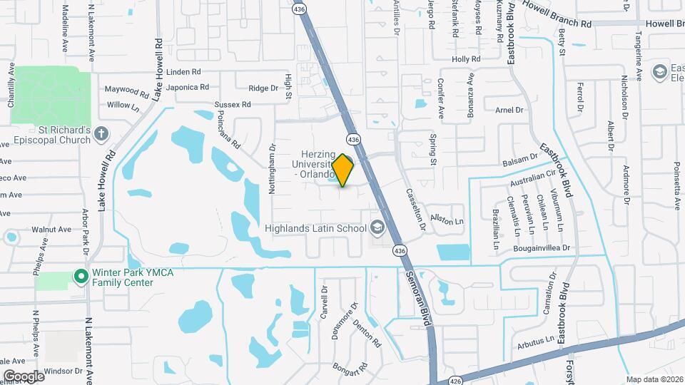 1603 Winter Green Blvd Map and Location Details