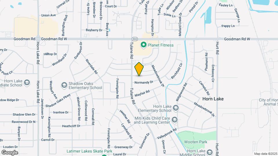 3125 Briarwood Dr Map and Location Details