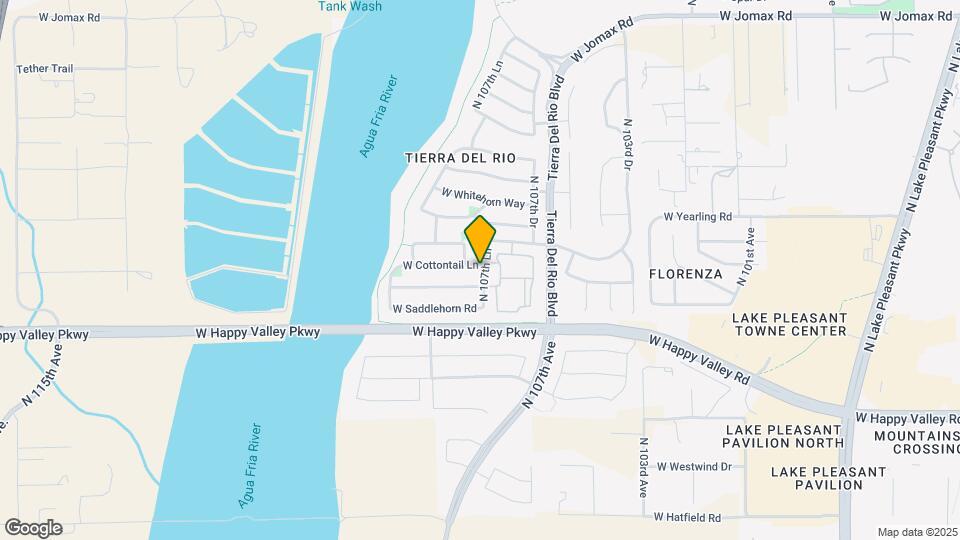 10763 W Cottontail Ln Map and Location Details