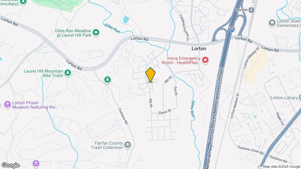 9526 Parsonage Ln Map and Location Details