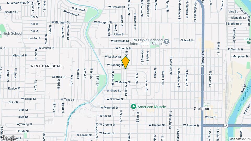 1204 W Ash St Map and Location Details