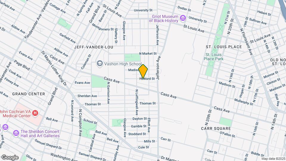 2718 Howard St Map and Location Details