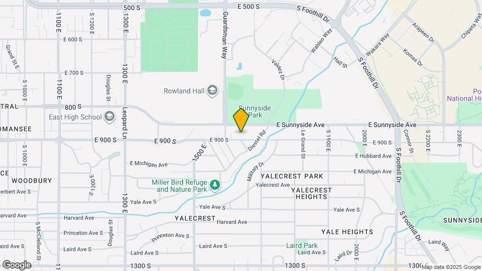 1639 E 900 S Map and Location Details