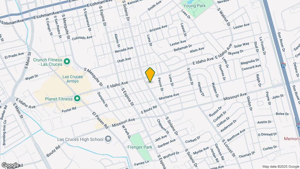 1317 S Solano Dr Map and Location Details