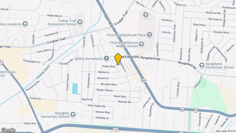 4115 Pixley Way Map and Location Details