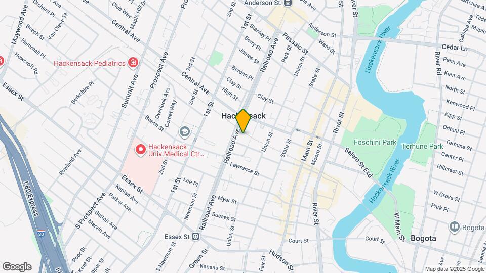 395 S Park St Mapa y Detalles de la Ubicación