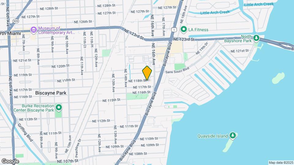 1540 NE 118th St Mapa y Detalles de la Ubicación