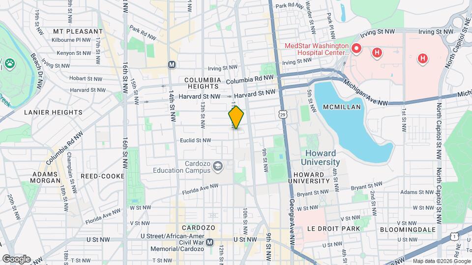 2611 11th St NW Map and Location Details
